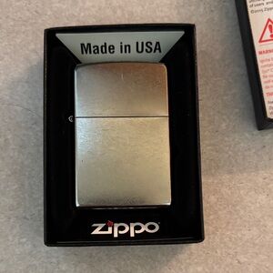 Zippo Silver Lighter - Classic Design
